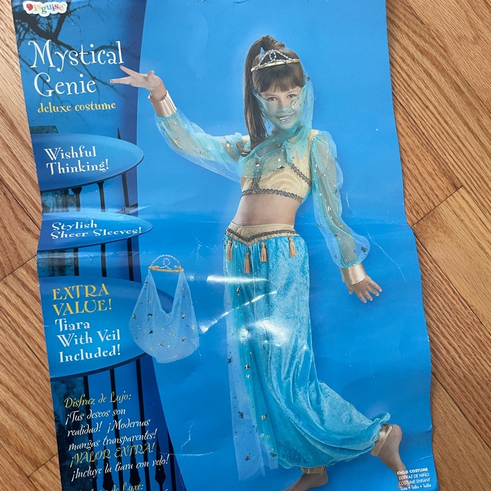 Youth 3pc genie costume